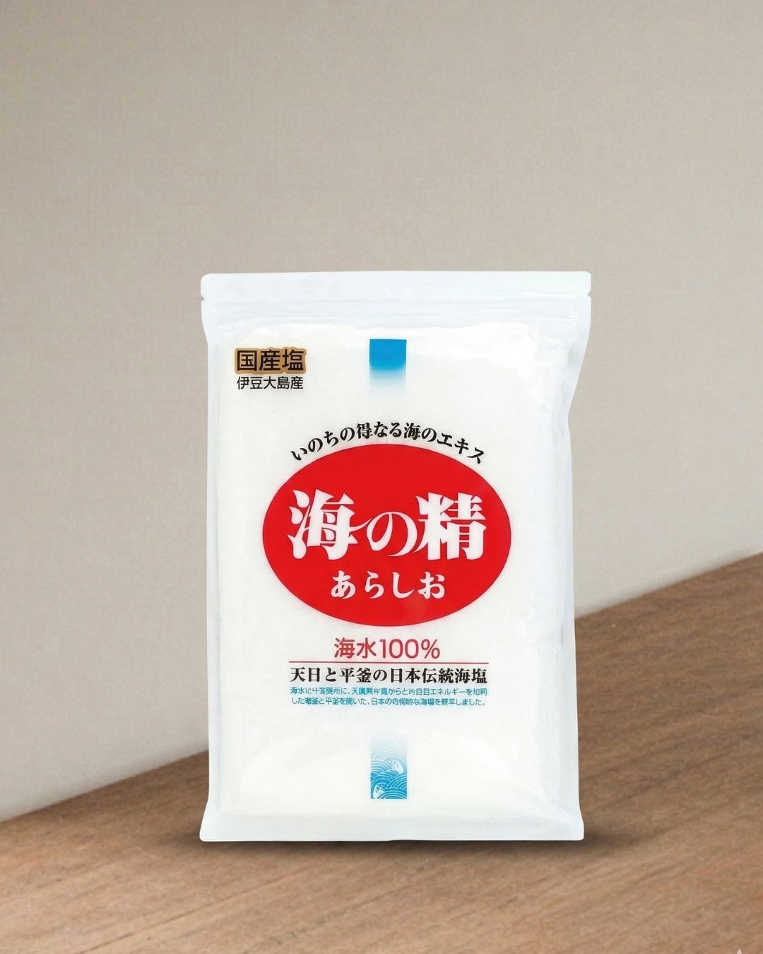 海の精あらしお|伊豆大島の海水100%・外国産原料塩不使用の伝統海塩